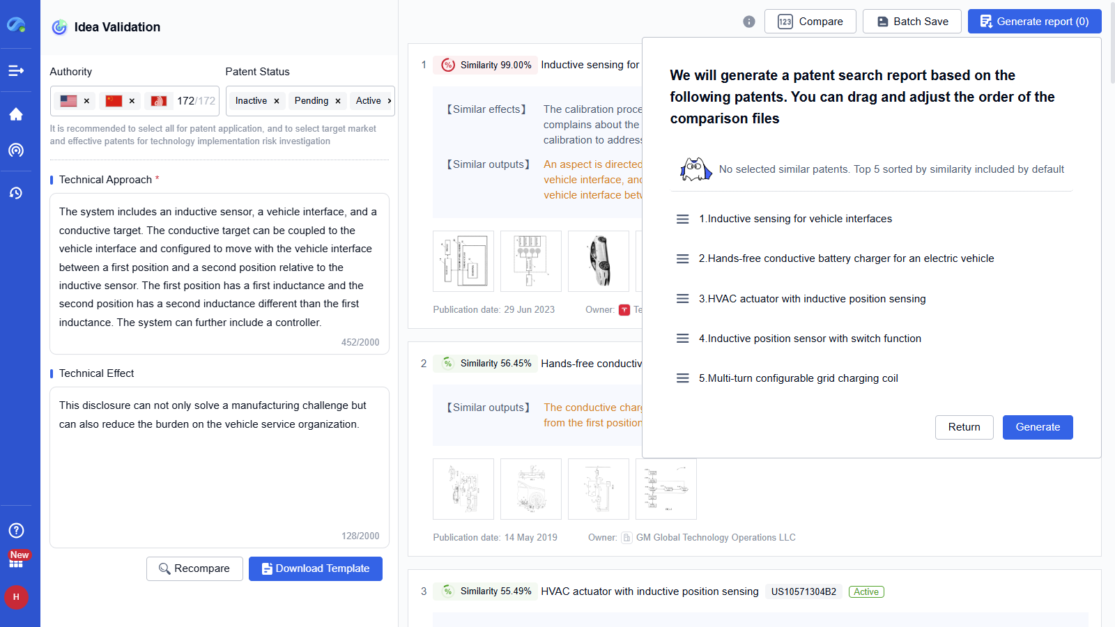 Step 3 – Add to Comparison Report​